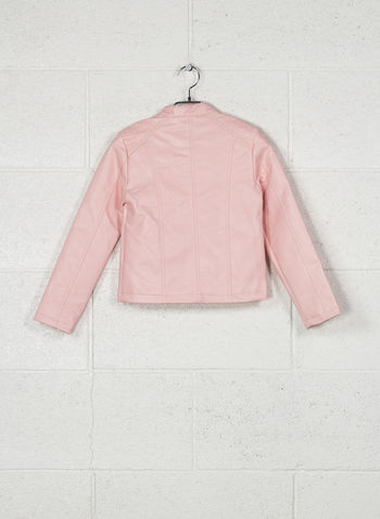GIACCA ECOPELLE MINTY RAGAZZA, SILVER PINK, small