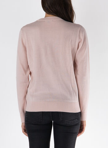 MAGLIONE GIROCOLLO, 14BQ ROSE, small