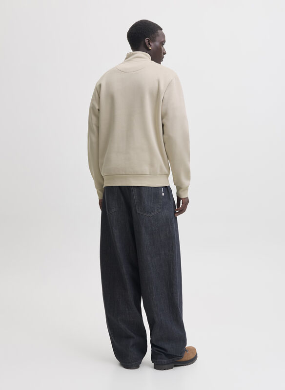 FELPA FULL ZIP NOOS BRADLEY, MOONBEAM PANNA, medium