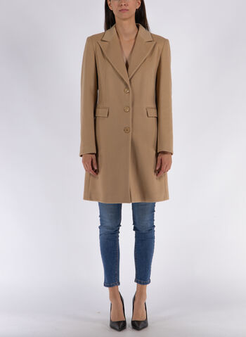 CAPPOTTO CLASSICO MONOPETTO IN PANNO, 093 CAMMELLO, small
