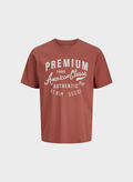 T-SHIRT ALEX, COWHIDE ROSSO, thumb