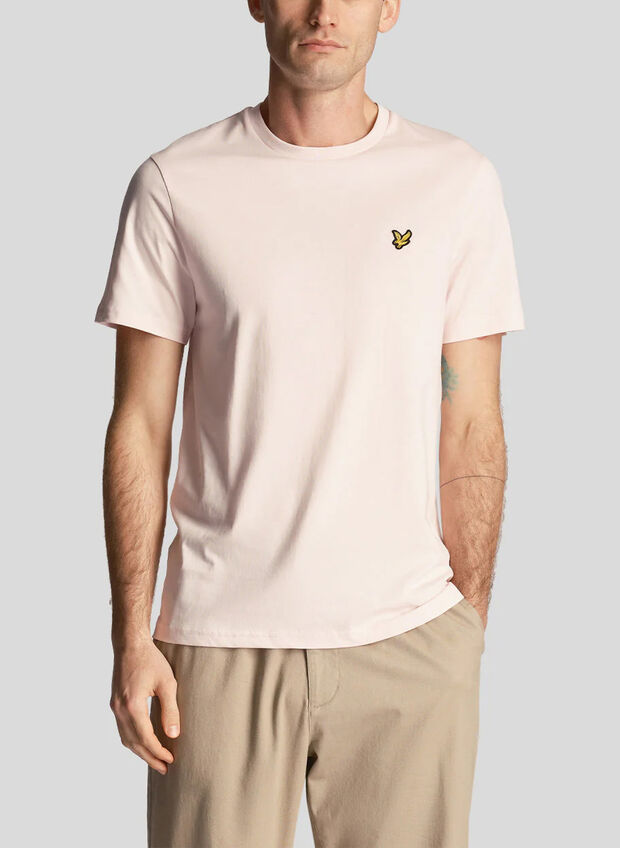 T-SHIRT PLAIN, W488 PINK, large