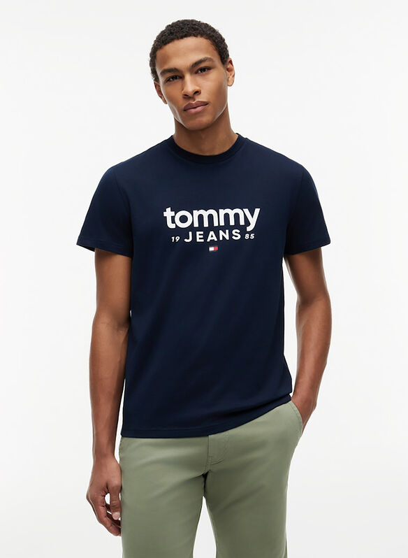 T-SHIRT TJM GRAPHIC LOGO, C1G NVY, medium