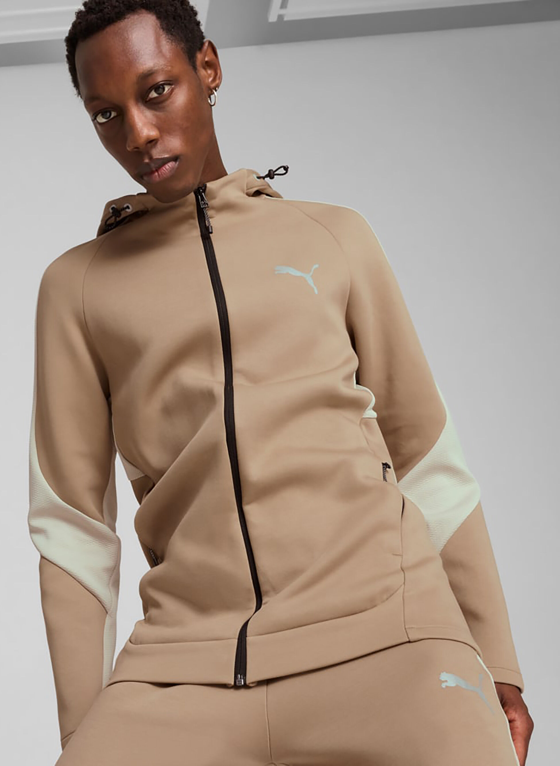 PUMA FELPA EVOSTRIPE FULL-ZIP
