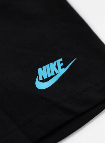 COMPLETO T-SHIRT + SHORT BAMBINO, 023 BLK, small