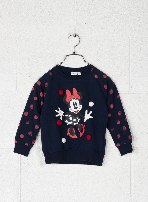 NAME IT FELPA STAMPA MINNIE BAMBINA Blu Bambino | Sport85