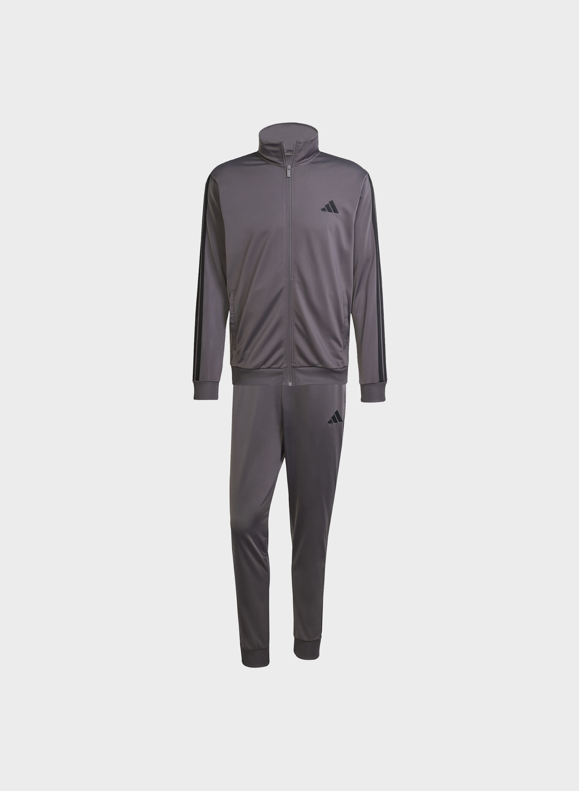Tuta Essentials 3-Stripes grigia uomo adidas performance