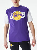 T-SHIRT LOS ANGELES LAKERS, PUPRLEWHT, thumb