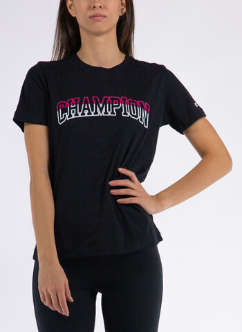 T-SHIRT CON LOGO BICOLORE, , small