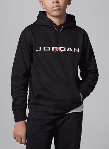 FELPA HOODIE ESSENTIAL BASELINE JORDAN RAGAZZO, 023 BLK, small