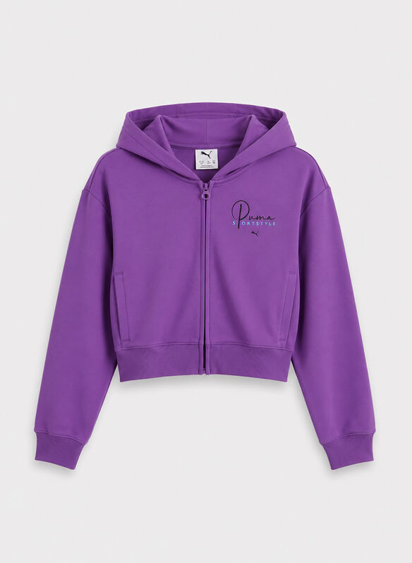 FELPA BTS GRAPHIC RAGAZZA, 45 ULTRA PURPLE, medium