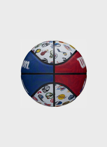 PALLONE N.7 NBA ALL TEAM, REDWHTBLUE, small