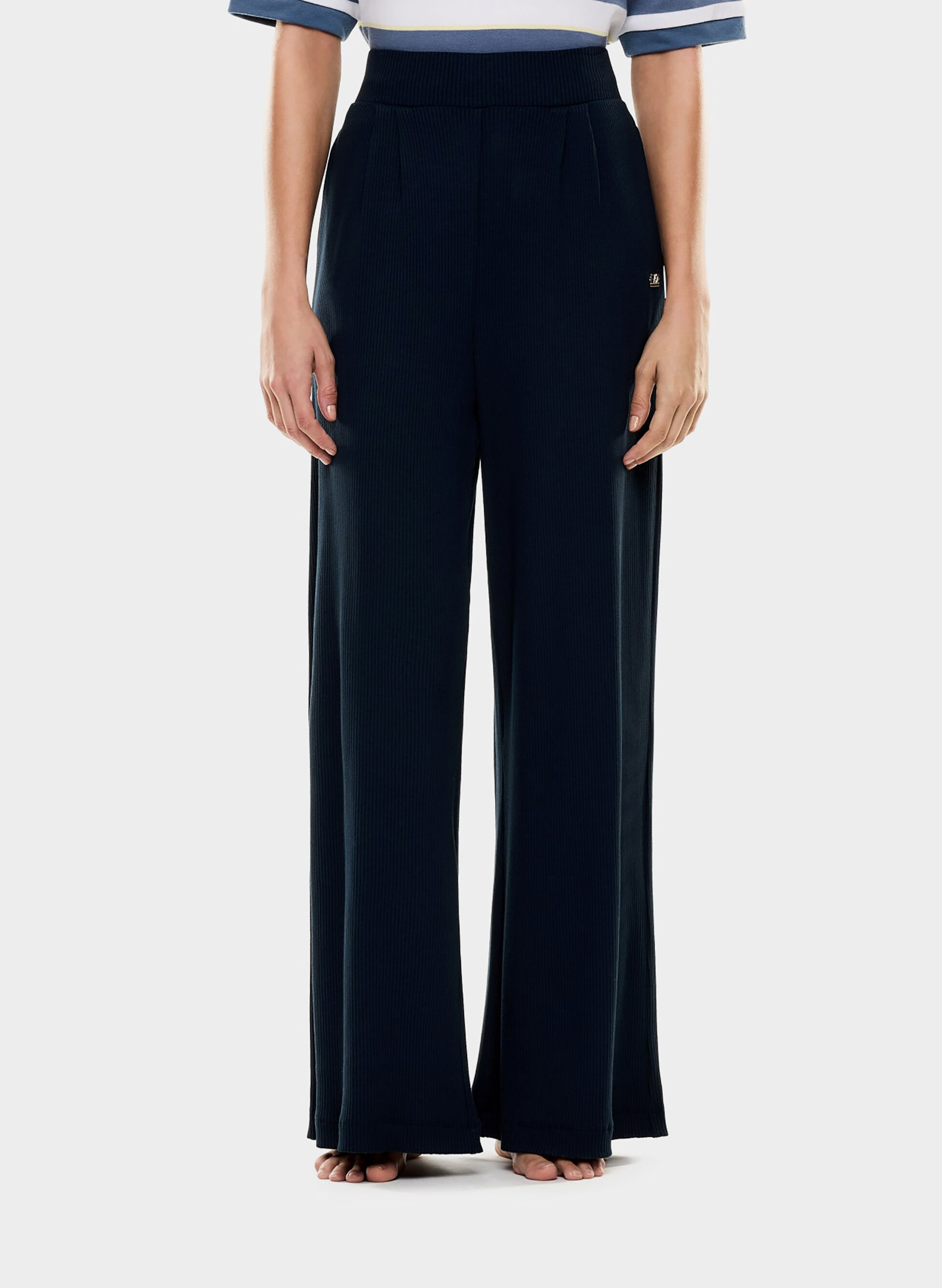 PANTALONE IN JERSEY DI VISCOSA STRETCH S