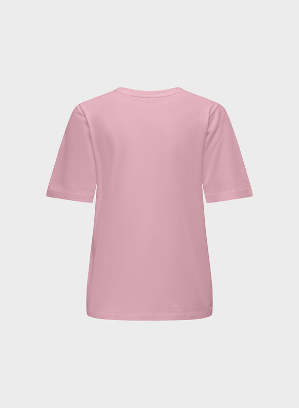 T-SHIRT ONLHAPPY, ROMANCE ROSE, medium