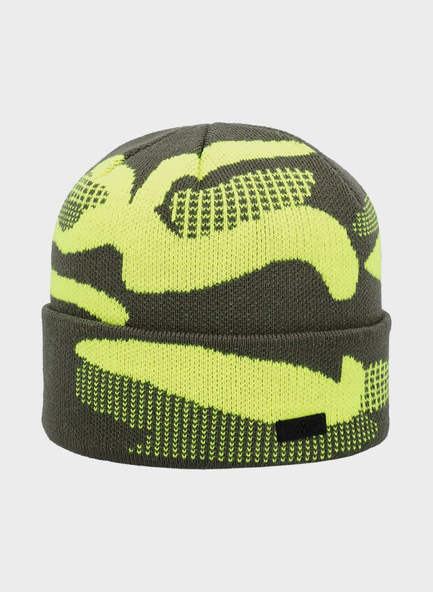 CAPPELLO IN MAGLIA CON RISVOLTO RAGAZZO, , large