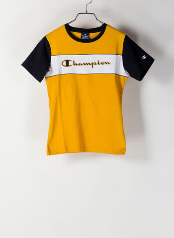 T-SHIRT MODULAR BLOCKING LOGO RAGAZZO, OS033OCRABLK, small