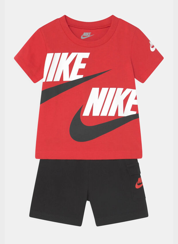 COMPLETO T-SHIRT + SHORT NSW BAMBINO, 023 BLKRED, large