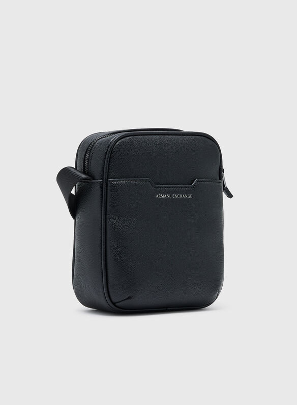 BORSA TRACOLLA IN TESSUTO TECNICO, UC001 BLK, medium