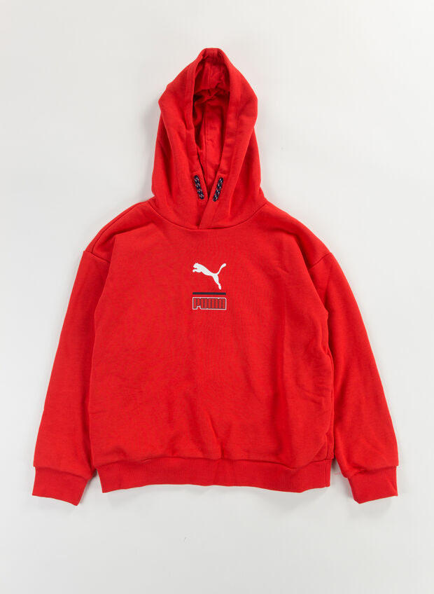 FELPA ACTIVE CON CAPPUCCIO RAGAZZO, , large