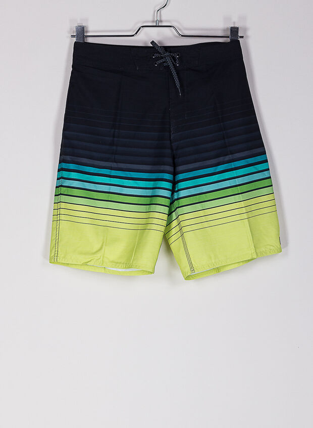 BOARDSHORT ALL DAY STRIPE, 39LIMEBLK, large