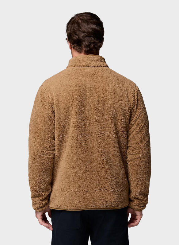 GIUBBOTTO SHERPA FULL ZIP RUGGED, 257 NOCCIOLA, medium