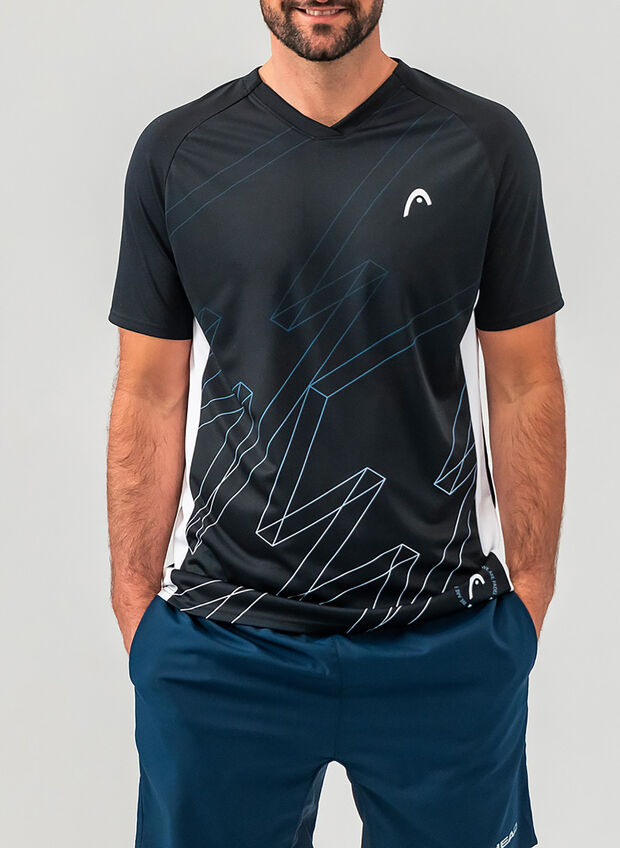 HEAD MAGLIA PLAY TECH PADEL Bianco, Grigio, Nero Uomo | Sport85