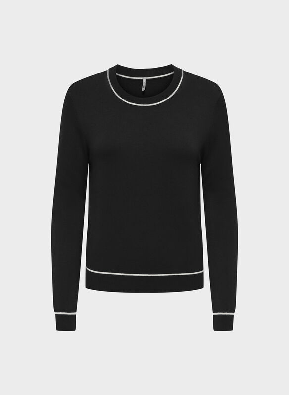 MAGLIONE ONLANDREA, BLACK, medium