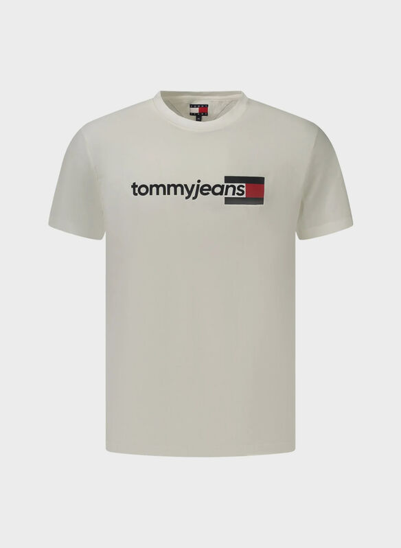 T-SHIRT ENTRY LOGO, YBL WHT, medium