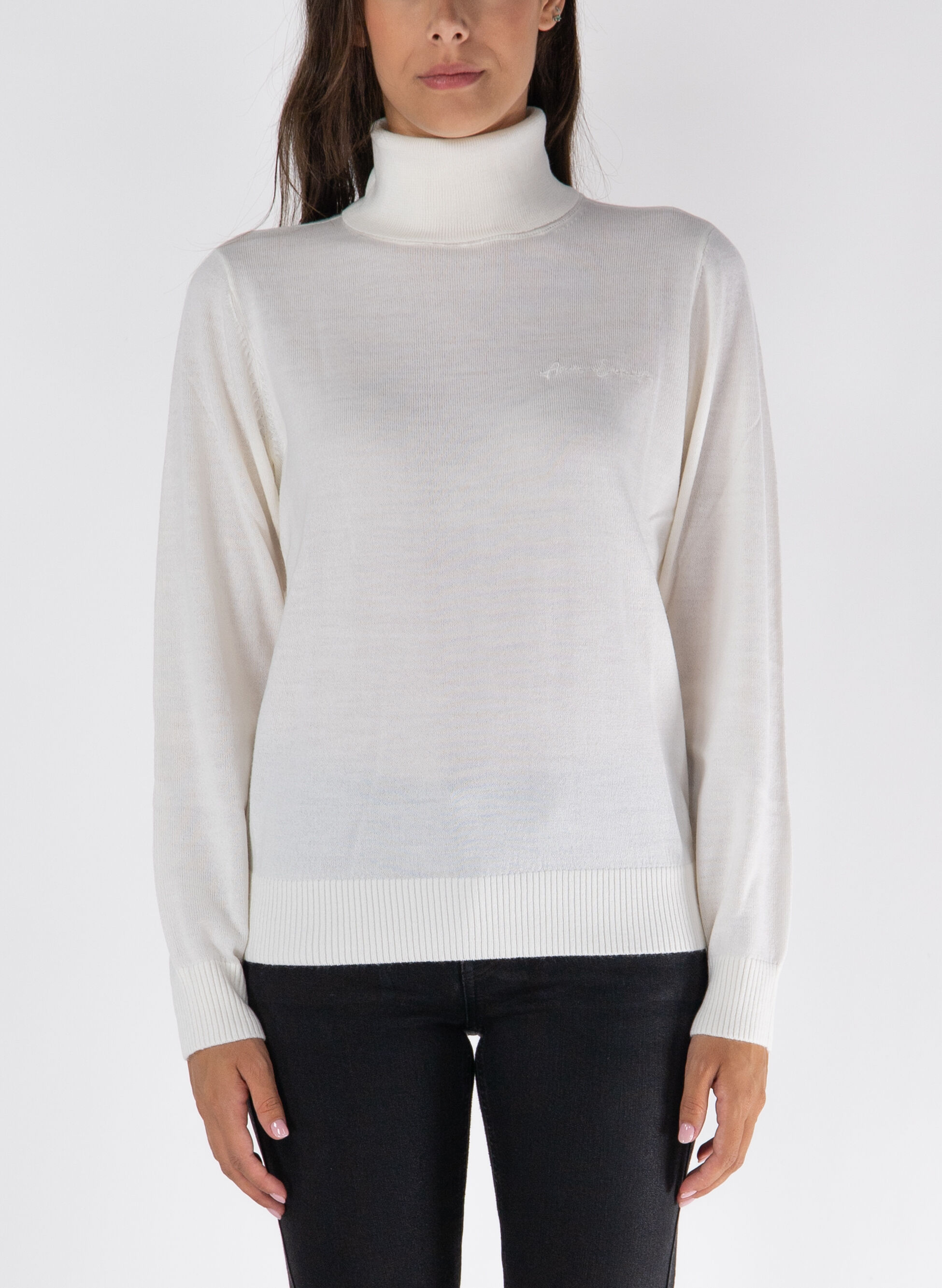 MAGLIONE DOLCEVITA CON LOGO M