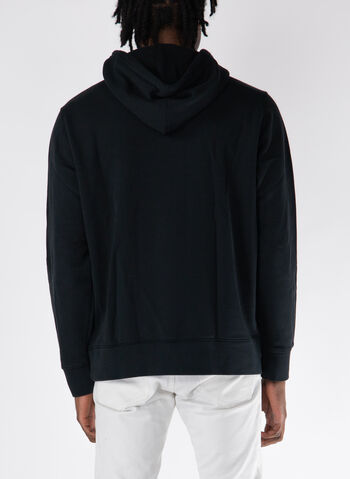 FELPA CAPPUCCIO MICRO LOGO, 0001 BLK, small