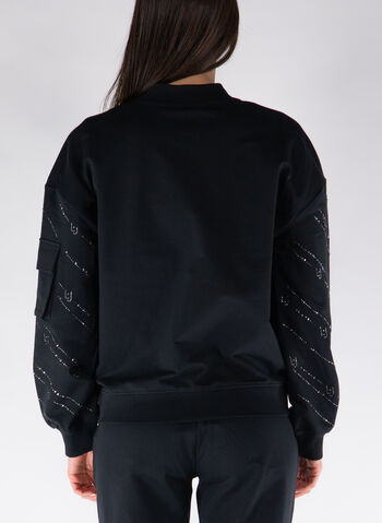 FELPA CON STRASS, B3280 BLK, small