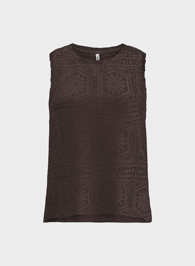 TOP ONLLIAN, SHOPPING BAG BROWN, large
