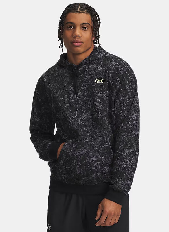 FELPA RIVAL  GRAPHIC FLC HOODIE, 0008 BLK, medium