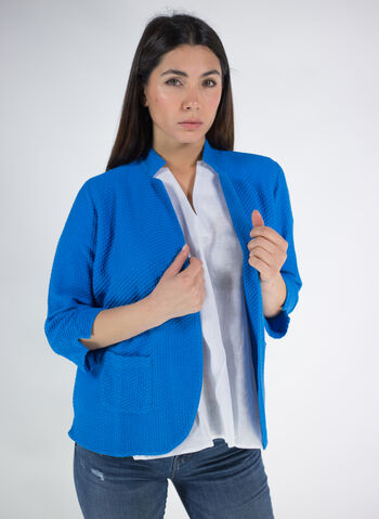 GIACCA APERTA NIDO D'APE, 84 ZAFFIRO, small