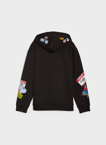 FELPA HOODIE HOOPERHOTLINE RAGAZZO, 01 BLK, small