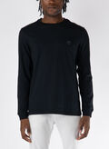 T-SHIRT LONGSLEEVE MICRO, BLK, thumb
