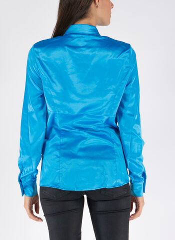 CAMICIA IN RASO, DIVA TURCHESE, small