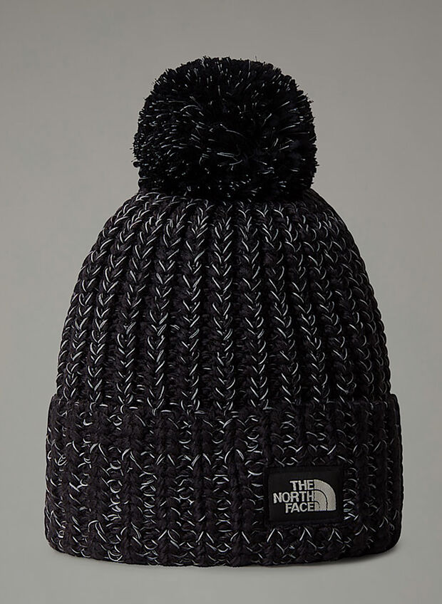 CAPPELLO IN MAGLIA COZY PONPON, BLK, large