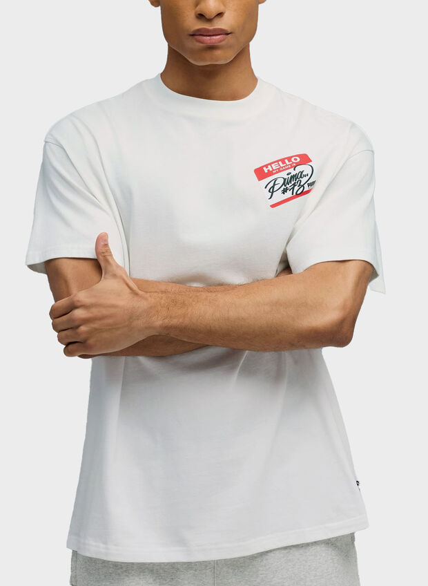 T-SHIRT HOOPERS HOTLINE, 01 WHT, large