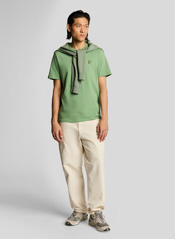 T-SHIRT PLAIN, X576 SMOKE GREEN, small