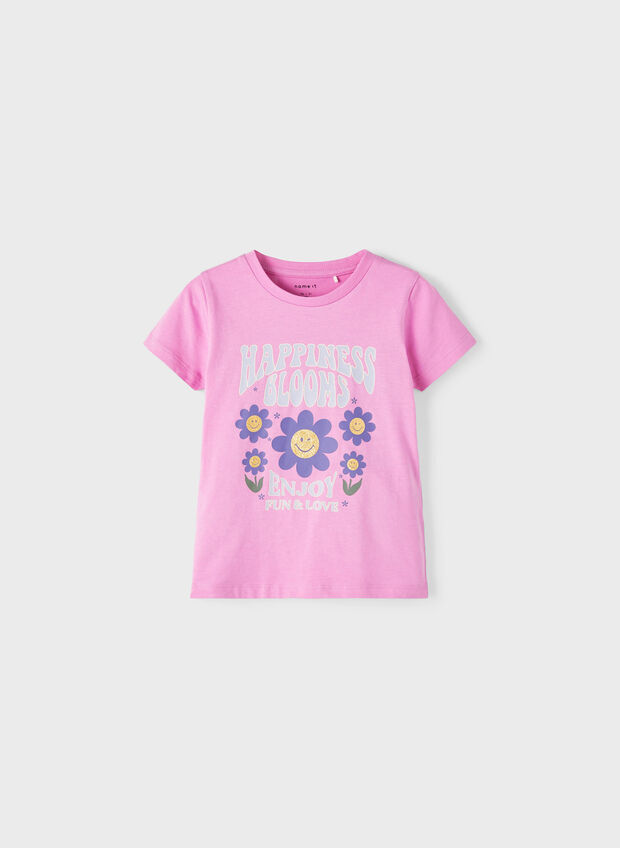 T-SHIRT BELINDA BAMBINA, CYCLAMEN CICLAMINO, large