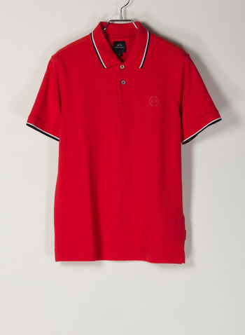 POLO CON PROFILI A CONTRASTO, , small