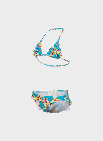 COSTUME BIKINI TRIANGOLO VINTAGE RAGAZZA, 300 SOFT GREEN, small