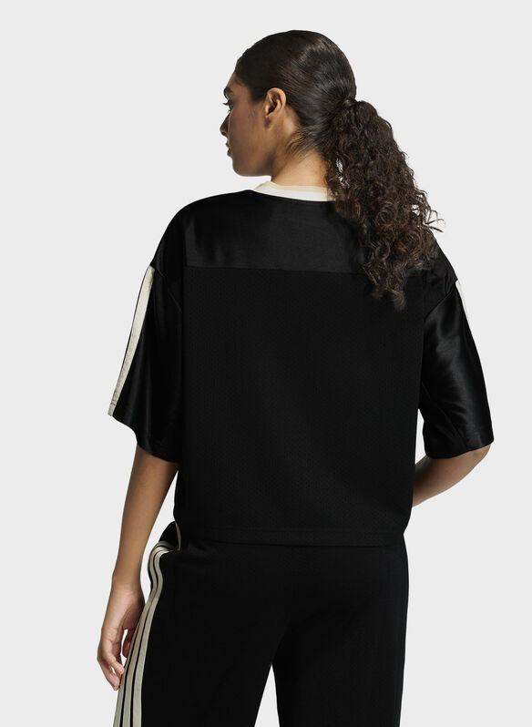 T-SHIRT FASHION MESH, - BLK, medium