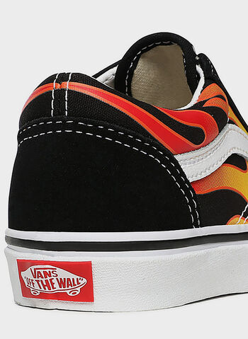 SCARPA OLD SKOOL FLAME BAMBINO, BLKFLAME, small