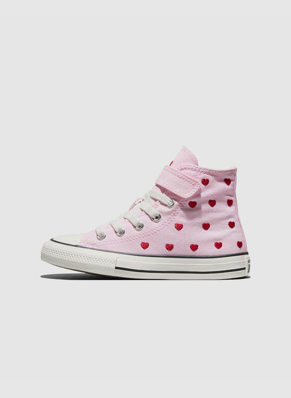 SCARPA CHUCK TAYLOR ALL STAR EASY-ON VALENTINE'S DAY BAMBINA, 668 PINK, medium