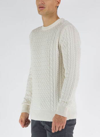 MAGLIONE MISTO LANA A TRECCE, , small