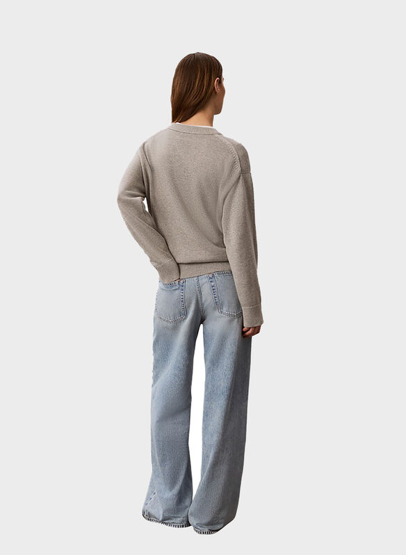 MAGLIONE LOGO, P7A GREY, medium