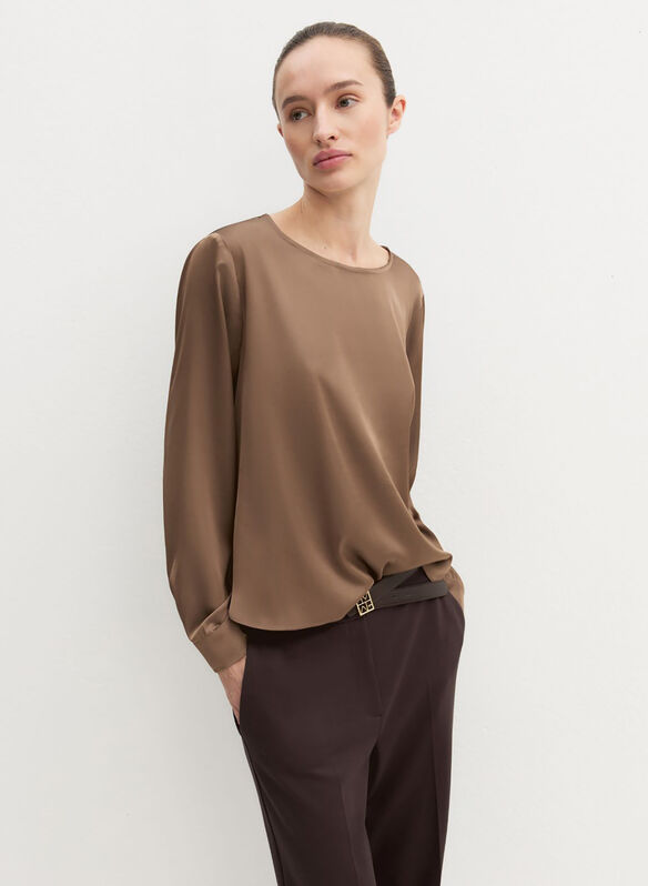 BLUSA CURSORE SATEN, 010 TORTORA, medium
