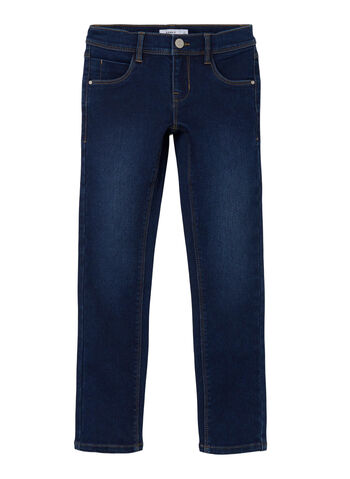 JEANS SALLI RAGAZZA, DARK BLUE DENIM, small